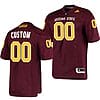 Custom Arizona State Sun Devils Jersey Name and Number NCAA College Football Maroon Replica