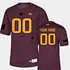 Custom Arizona State Sun Devils Jersey Name and Number NCAA Football Maroon College