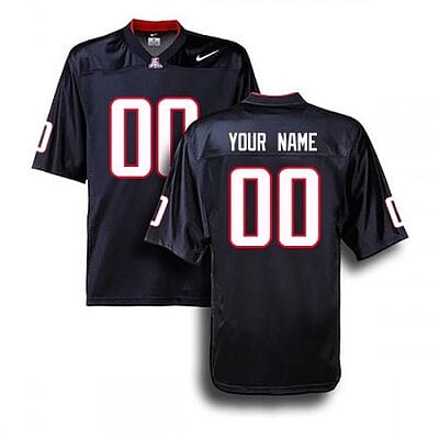 Custom Arizona Wildcats Jersey Name and Number NCAA College Football Navy