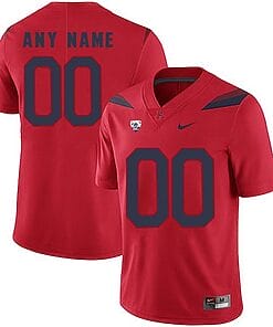 Custom Arizona Wildcats Jersey Name and Number NCAA College Football Red