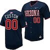 Custom Arizona Wildcats Jersey Name and Number Replica Baseball Full-Button Navy