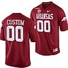 Custom Arkansas Razorbacks Jersey Name and Number NCAA College Football 2022 Liberty Bowl Equality Cardinal