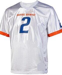 Custom Boise State Broncos Jersey Name and Number NCAA College Football Replica White