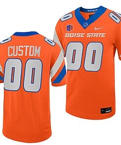 Custom Boise State Broncos Jersey Name and Number NCAA College Football Untouchable Orange