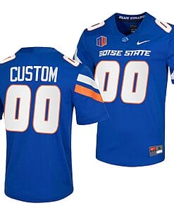 Custom Boise State Broncos Jersey Name and Number NCAA College Football Untouchable Royal
