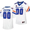 Custom Boise State Broncos Jersey Name and Number NCAA College Football Untouchable White