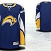 Custom Buffalo Sabres Jersey Name And Number Blue