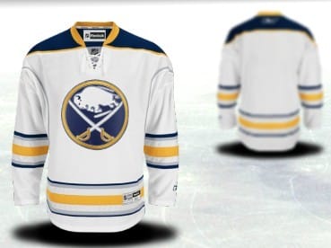 Custom Buffalo Sabres Jersey Name And Number Third White