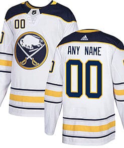 Custom Buffalo Sabres Jersey Name And Number White NHL