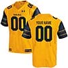 Custom California Golden Bears Jersey Name and Number NCAA College Football Under Amour Gold