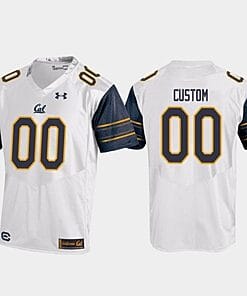 Custom California Golden Bears Jersey Name and Number NCAA College Football Under Armour White
