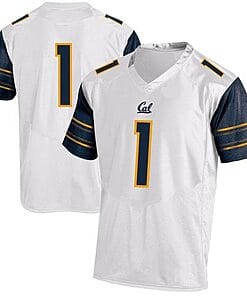 Custom California Golden Bears Jersey Name and Number NCAA College Football White