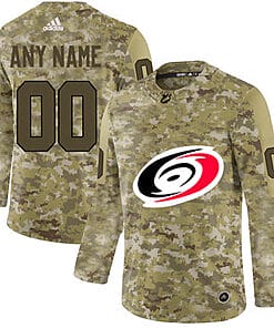 Custom Carolina Hurricanes Jersey Name And Number Camo