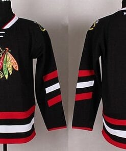 Custom Chicago Blackhawks Jersey Name And Number 2014 Black