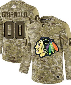 Custom Chicago Blackhawks Jersey Name And Number Camo