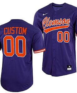 Custom Clemson Tigers Baseball Jersey