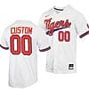 Custom Clemson Tigers Baseball Jersey Name and Number NCAA College White
