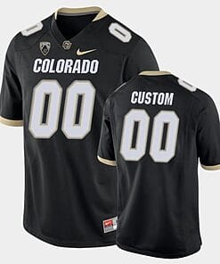 Custom Colorado Buffaloes Jersey Name and Number NCAA College Football Black