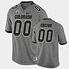 Custom Colorado Buffaloes Jersey Name and Number NCAA College Football Gray
