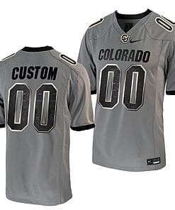 Custom Colorado Buffaloes Jersey Name and Number NCAA College Football Untouchable Grey