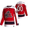 Custom Columbus Blue Jackets Jersey Name And Number 2020-21 Red Alternate Player NHL
