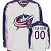 Custom Columbus Blue Jackets Jersey Name And Number White