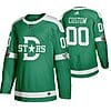 Custom Dallas Stars Jersey Name And Number 2020 Winter Green Classic Retro NHL