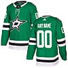 Custom Dallas Stars Jersey Name And Number Green Home NHL