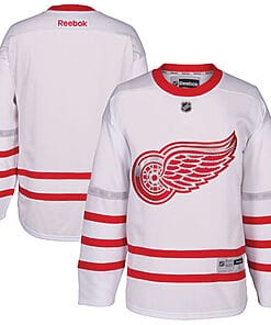 Custom Detroit Red Wings Jersey Name And Number 2017 White Centennial Classic Reebok Hockey