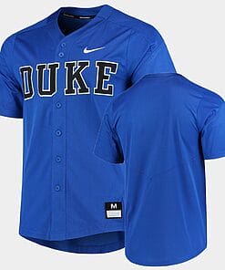 Custom Duke Blue Devils Baseball Jersey Name And Number College Blue