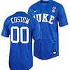 Custom Duke Blue Devils Baseball Jersey Name And Number NCAA College Royal