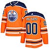 Custom Edmonton Oilers Jersey Name And Number Orange Home NHL