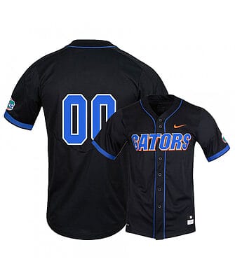 Custom Florida Gators Baseball Jersey Name And Number College Black