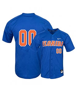 Custom Florida Gators Baseball Jersey Name And Number College Blue