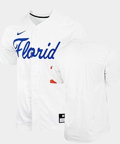 Custom Florida Gators Baseball Jersey Name And Number College White