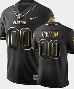 Custom Florida Gators Jersey Name and Number NCAA College Football Black Limited Edition