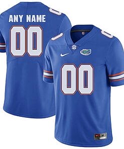Custom Florida Gators Jersey Name and Number NCAA College Football Blue