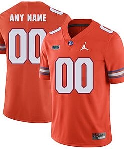 Custom Florida Gators Jersey Name and Number NCAA College Football Orange