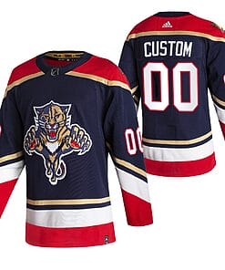 Custom Florida Panthers Jersey Name And Number 2020-21 Black Alternate Player NHL