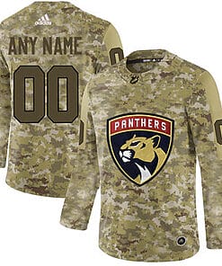 Custom Florida Panthers Jersey Name And Number Camo