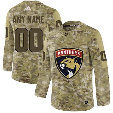 Custom Florida Panthers Jersey Name And Number Camo