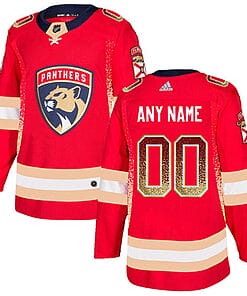 Custom Florida Panthers Jersey Name And Number Red Drift Fashion
