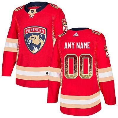 Custom Florida Panthers Jersey Name And Number Red Drift Fashion