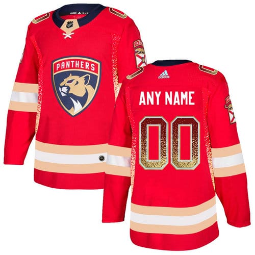 Custom Florida Panthers Jersey Name And Number Red Drift Fashion