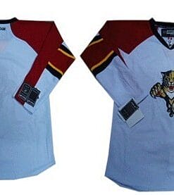 Custom Florida Panthers Jersey Name And Number White