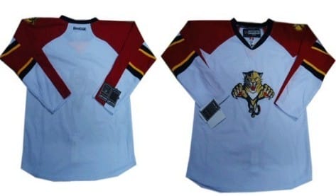 Custom Florida Panthers Jersey Name And Number White