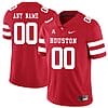Custom Houston Cougars Jersey Name and Number NCAA College Football Red
