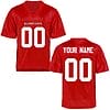 Custom Illinois State Redbirds Jersey Name and Number NCAA College Football Red