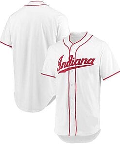 Custom Indiana Hoosiers Baseball Jersey Name And Number College White