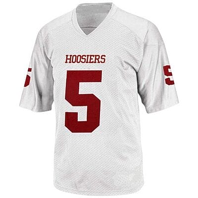 Custom Indiana Hoosiers Jersey Name and Number NCAA College Football White